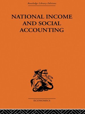 cover image of National Income and Social Accounting